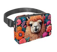 Sblocca avventure illimitate con il nostro marsupio da viaggio premium per uomini e donne, una borsa a tracolla per corsa, passeggiate, escursionismo e ciclismo, cane da disegno colorato,