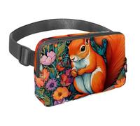 Sblocca avventure illimitate con il nostro marsupio da viaggio premium per uomini e donne, una borsa a tracolla per corsa, passeggiate, escursionismo e ciclismo, cane da disegno colorato,