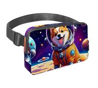 Sblocca avventure illimitate con il nostro marsupio da viaggio premium per uomini e donne, una borsa a tracolla per corsa, passeggiate, escursionismo e ciclismo, simpatico gatto nello spazio,