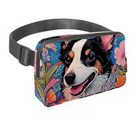 Sblocca avventure illimitate con il nostro marsupio da viaggio premium per uomini e donne, una borsa a tracolla per corsa, passeggiate, escursionismo e ciclismo, cane da disegno colorato,