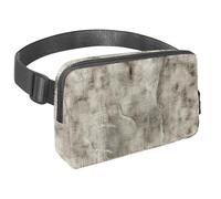 Sblocca avventure illimitate con il nostro marsupio da viaggio premium per uomini e donne, una borsa a tracolla per corsa, passeggiate, escursionismo e ciclismo, texture vintage screziata bianca,