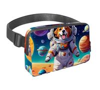Sblocca avventure illimitate con il nostro marsupio da viaggio premium per uomini e donne, una borsa a tracolla per corsa, passeggiate, escursionismo e ciclismo, simpatico gatto nello spazio,