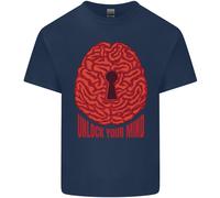 Sblocca La Tua Mente Intelligenza Psicologia Maglietta Bambini Ragazzi Ragazze