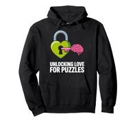 Sbloccare L'Amore per Puzzle Design Felpa con Cappuccio