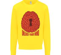 Sbloccare Your Mind Psicologia Psychologist Bambini Felpa Maglione