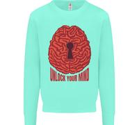 Sbloccare Your Mind Psicologia Psychologist Bambini Felpa Maglione