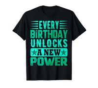 SBLOCCO POTENZA DI COMPLEANNO - CELEBRARE LO STILE DI LIVELLO Maglietta
