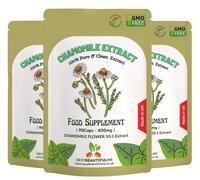 SBM Capsule Estratto di Camomilla Integratore Sonno 4000mg (30% Apigenina) 90