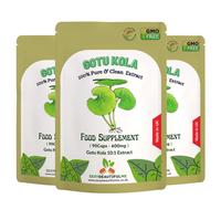 SBM Gotu Kola Capsule Vegane Supporto Cervello, Cognizione e Memoria 6000 mg