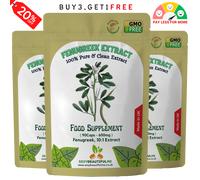 SBM Integratore Naturale Fieno Greco Estratto 10:1 6000mg Capsule Vegane