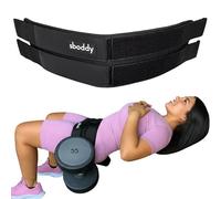 Sboddy Cintura di spinta per manubri pesanti, kettlebell, piastre, fascia di spinta per fianchi per donne/uomini, doppio gancio e anello, attrezzatura per allenamento glutei per tutte le forme, uso a