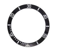 SBOJI Orologi Bezel,Ghiera Orologio Accessori di Ricambio for Inserto Lunetta in Ceramica Nera 1pc for Orologio da Uomo quadrante in Ceramica con Cassa da 40 mm