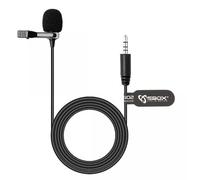 Microfono Lavalier Condensatore Omnidirezionale 3.5mm Adattatore PC