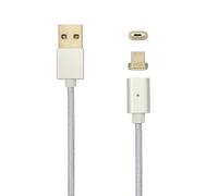 SBOX 539832 Cavo USB Magnetico USB A Maschio a Micro USB Maschio 1m Silver
