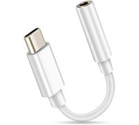 SBOX AD.TYPEC-3.5MM Cavo da USB-C Maschio a Audio 3.5 mm Femmina 12 cm Bianco