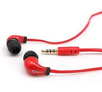 SBOX ep-038r Cuffie con cavo e mani libere in Ear, Jack 3,5 mm, 116 db; Rosso.