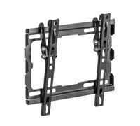 SBOX Supporto da parete TV PLB-3422T-2 - Inclinabile 0-8° per TV da 23-43″ (fino a 45 kg), VESA da 50 x 50 a 200 x 200, solo 20 mm di distanza dalla parete, nero