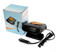 Sbrinatore per auto da 12 V, riscaldatore portatile da 200 W, per una rapida eliminazione del gelo dal parabrezza e riduzione della nebbia in scenari a bassa temperatura (arancione)