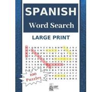 Sbrt Notebooks Large Print Spanish Word Search (Tascabile)