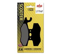 SBS 177HF BRAKE PAD CARBON CERAMIC HI-TECH PIAGGIO FLY 50 4T 2V 2017