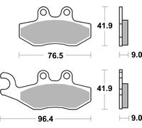sbs 177HF Kit pastiglie freni Anteriore