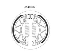 sbs 2205 Kit ganasce freni