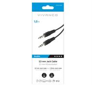 Sbs - 3,5 Connection Cavo Jack To Jack Stereo 1m,-nero SBS