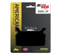PASTIGLIE FRENO SBS 668 HF HARLEY DAVIDSON FLST HERITAGE SOFTAIL 1340 1988 1999