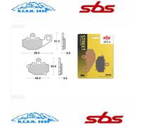 PASTIGLIE FRENO POST. SBS SINTER KAWASAKI VERSYS 650 anno 2009 687LS REAR