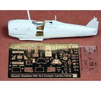 SBS 72056 1/72 Gloster Gladiator Mk.I/Mk.II Cockpit Set per kit Airfix