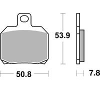 sbs 730LS Kit pastiglie freni