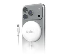 SBS Alimentatore MagSafe Qi2 25W, Caricabatterie Wireless Magnetico