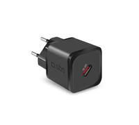SBS Alimentatore Slim USB-C 30W, Tecnologia GaN, Power Delivery (PD) 30W, Ricarica Rapida, Super Compatto, Caricatore per iPhone, iPad, Airpods, MacBook Air, Samsung, Pixel, Tablet, Smartphone, Nero