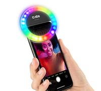 SBS Anello LED multicolore per smartphone, luce flash con regolazione dell'intensità, per TikTok, YouTube, Instagram, reel, selfie, vlog, cavo di ricarica USB incluso, luce multicolore, Unica