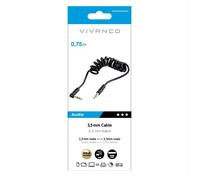 Sbs - Audio Cavo Spiral Cavo 3.5mm Plug3.5mm Plug-nero SBS