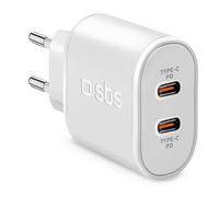 SBS TETRPD20CCW Caricabatterie per dispositivi mobili Bianco Interno