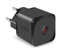 Sbs Caricabatterie USB Type-C MINI WALL CHARGER 30W GaN Power Delivery Black