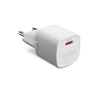 SBS - Caricatore da rete TETR1CPD25WGRS - Bianco