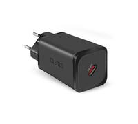 SBS TETRGAN1C65W Caricabatterie per dispositivi mobili Nero Interno