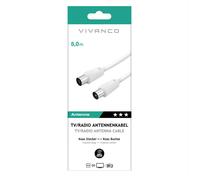 Sbs - Cavo Cavo Antenna Spina-spina >50 Db, 5 M-bianco SBS