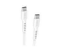 SBS Cavo dati e ricarica 1,5m bianco - Connettori USB-C per Power Delivery 100W