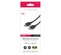Sbs - Cavo Hdmi Ad Alta Velocità Con Ethernet 2,5 M-nero SBS