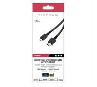 Sbs - Cavo Micro Hdmi Ad Alta Velocità Con Ethernet-nero SBS