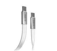 Sbs - Cavo Piatto Usb-c A Usb-c Con Connettore Sottile-bianco SBS