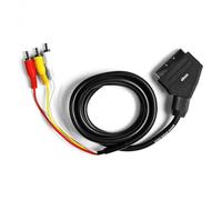 Ekon ECVSCAR3RCA15MM cavo e adattatore video 1,5 m SCART (21-pin) 3 x RCA Nero