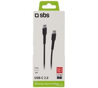 SBS TECABLETCC20K cavo USB 1,5 m USB 2.0 USB C Nero