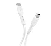 SBS Cavo USB-C 25W Power Delivery, Ricarica Veloce e Trasferimento Dati 480Mbit/s, Compatibile con smartphone e tablet, Lunghezza 1m, Antigroviglio, Bianco