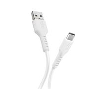 SBS TECABLEMICROC10W cavo USB USB 2.0 1 m USB A USB C Bianco