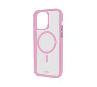Cover per iPhone 15 con bordi colorati compatibile con ricarica MagSafe