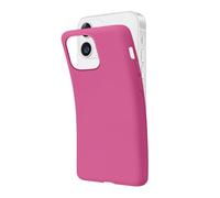SBS Cover per iPhone 12/12 Pro Fucsia Pantone 806 C, Custodia Morbida e Flessibile Antigraffio, Cover Sottile e Comoda da Tenere in Tasca, Custodia Compatibile con Ricarica Wireless